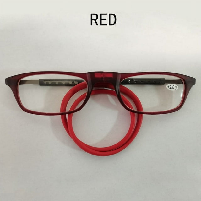 Lunettes de Lecture Magnétiques Unisexes : Verres Polarisés Clairs avec Sangle de Cou MG080-0