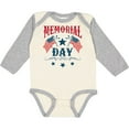 thumbnail image 3 of Inktastic Memorial Day Holiday Patriotic Boys or Girls Long Sleeve Baby Bodysuit, 3 of 5