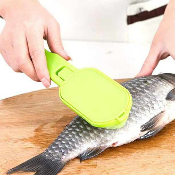 Jeobest 1pc Fish Skin Remover Tool Fish Scale Skin Remover Planing Cover Plastic Scraper Brush Fast Cleaning Gadgets Color Randomly Sent Mz Walmart Com Walmart Com