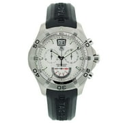 Tag Heuer  Men's CAF101B.FT8011 'Aquaracer' Chronograph Black Rubber Watch