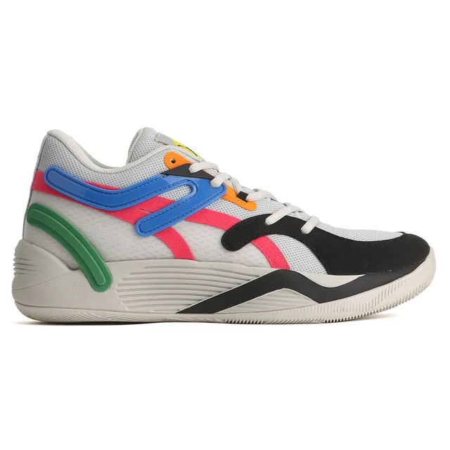 PU & MA Trc Blaze Court Basketball Mens Grey Sneakers Athletic Shoes 376582-09