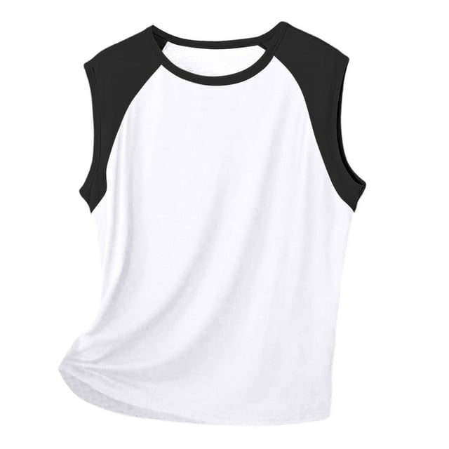 Men's Spring/Summer Color Blocking Sleeveless Vest - Lightweight Mesh, Wide Shoulder, Sporty Fit - Ideal for Layering or Active Wear