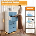 thumbnail image 2 of Plastic Drawers Dresser, Storage Cabinet with 6 Drawers, Closet Drawers Tall Dresser Organizer, Vertical Clothes Storage Tower for Clothes, Toys, Playroom, Bedroom Furniture, 2 of 27