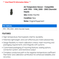thumbnail image 2 of Air Temperature Sensor - Compatible with 1994 - 1996, 2000 - 2005 Chevy Impala 1995 2001 2002 2003 2004, 2 of 2