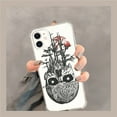thumbnail image 3 of Skull Sun Forest Case Compatible with iPhone 12,Unique Art Design TPU Bumper Cover Case, 3 of 6