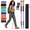 Cork - Purple, variant on Carbon Fiber Trekking Poles Cork - Purple, Collapsible Lightweight Hiking Sticks