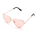thumbnail image 1 of Populares gafas de sol de metal en forma de corazón, gafas de fiesta en forma de corazón rosa, gafas de sol de moda para mujer, gafas de sol con forma de corazón de melocotón, 1 of 6