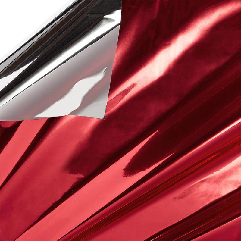 Red Metallic Foil Paper 30" X 100' 80 mil Thick by Paper Mart