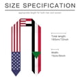 thumbnail image 5 of Sudan & USA United States Flag Shawl Sash Stole Graduation Shawls Wraps Scraf For International Study, 5 of 5