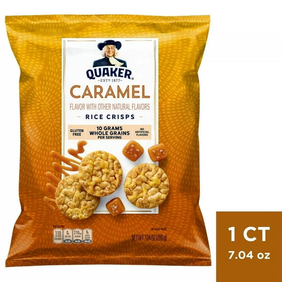 Quaker Rice Crisp Caramel 7.04oz (Pack of 2)