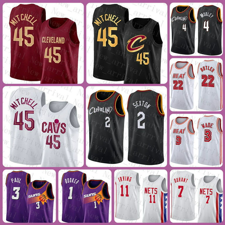 NBA_ 2022 Basketball Jersey 45 2 4 Cleveland''Cavaliers''Men