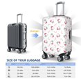 thumbnail image 2 of Luggage Cover Anti Scratch, Cute Santa Hat French Bulldog Elastic Suitcase Protector Fits 18-32 Inch Luggage, 2 of 2