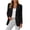 Black, variant on Blazer for Women Casual Business Work Tops Lapel Collar Long Sleeve Button Down Solid Office Blazer Jacket with Pockets Navy L
