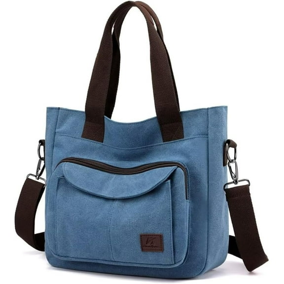 JennyShop Casual Fabric Bag, Hot Sale Canvas Purses and Handbags for Women, Medium Crossbody Purse Travel Work Tote Bag