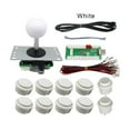 thumbnail image 4 of Kearding Joystick de Arcade, pieza reemplazada, botones de juego, mano de obra fina multicolor, suministros para juegos, accesorios mejorados, Videojuegos y accesorios Blanco, 4 of 6