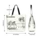 thumbnail image 5 of Fotbe Summer Vacation Scene With Camping Van Bolsa Tote Estética de Lona con Estampado para Mujer - Bolsa Reutilizable de Hombro Casual para Vacaciones, Compras, Trabajo y Gimnasio, 5 of 8