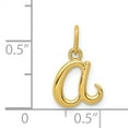 thumbnail image 2 of 14K Yellow Gold Initial Charm, 2 of 2