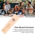 thumbnail image 4 of Wood Kazoo, Lightweight Portable Guitar Partner Flute Musical Instrument Gift, Handmade, Easy To Play, Classic Timbre, Multifunctional Accompaniment, 4 of 8