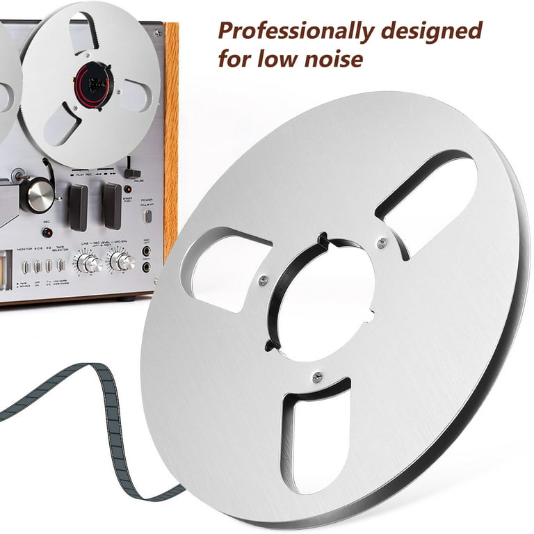 Tape Reel to Reel Recorder Empty Spool Aluminum Alloy Reel Tape Recorder  Accessory Machine Part