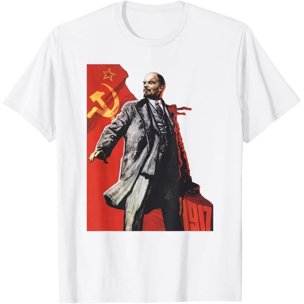 Lenin Forever Soviet Union URSS Russia Retro Vintage Jersey Camiseta