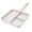 Beige, variant on Cooking Utensil Divided Saute Pan for Everyday Kitchen Use And Versatile Nonstick Pan for Breakfast Frying Griddling Indoor Outdoor Cooking