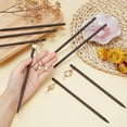 thumbnail image 4 of 8PCS Retro Hair Stick 8 Styles Chinese Wooden Hair Pins Hair Chopsticks with Pearl Beads Simple Long Hair Fork Decorative Hair Bun Holders, 4 of 7