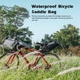 thumbnail image 3 of Bolsa de sillín de bicicleta a prueba de agua completa Bicicleta de montaña de carretera Ciclismo trasero, 3 of 8