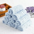 thumbnail image 4 of 10PCS Baby Towel Baby Bath Towel for Newborn Soft Baby Face Towel Muslin Cotton Hand Towel for Kids Baby Towel-Blue, 4 of 7