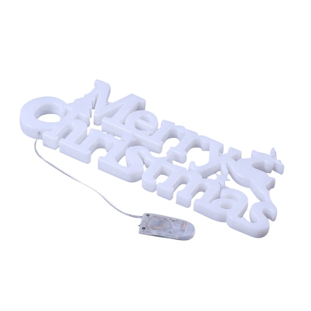 Pompotops Christmas Tree Pendant Led Color Lamp Chrismas Christmas Wreath Letter Lamp Clearance