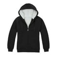 thumbnail image 4 of Victory Outfitters Ladies' Fleece Zip Up Hoodie with Soft Berber Lining - BLK - 3X, 4 of 5