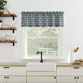 thumbnail image 7 of No. 918 Mistral 2-Pack Floral Semi-Sheer Rod Pocket Kitchen Curtains, 54"W X 36"L, 7 of 7