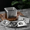 thumbnail image 4 of Stainless Steel Square Flavor Cup Seasoning Box Sauce Pot With Lid Square Pot Household Storage, 4 of 8