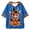L1-Blue2661, variant on Halloween Hoodies for Women Highland Cow Pumpkin Print 3/4 Sleeve Drawstring Hooded Jacket Fall Casual Sweatshirt