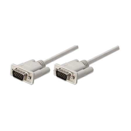 UPC: 0766623300735 | Manhattan VGA Monitor Cable  HD15M to HD15M  6 ft.