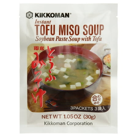 Kikkoman Soybean Paste With Tofu Instant Soup, 1.05 oz Pack of 1