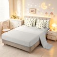 thumbnail image 3 of Erosebridal Kawaii Bug Bee 7 Pieces Full Size Bedding Sets,Lovely Floral Full Size Bed in a Bag,White Brown,Light Gray Reversible, 3 of 7