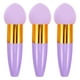 thumbnail image 1 of esponjas de maquillaje angulares con mango, esponja para difuminar base y polvos, esponja de maquillaje portátil reutilizable para retoques en cualquier lugar, 1 of 7