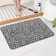 thumbnail image 4 of Black Leopard Print Bathroom Rugs Mat,Non Slip Microfiber Bathroom Rug,Rubber Backing,Soft Bathroom Mats for Bathroom Floor,Tub and Shower,17x27in(43x68cm), 4 of 5