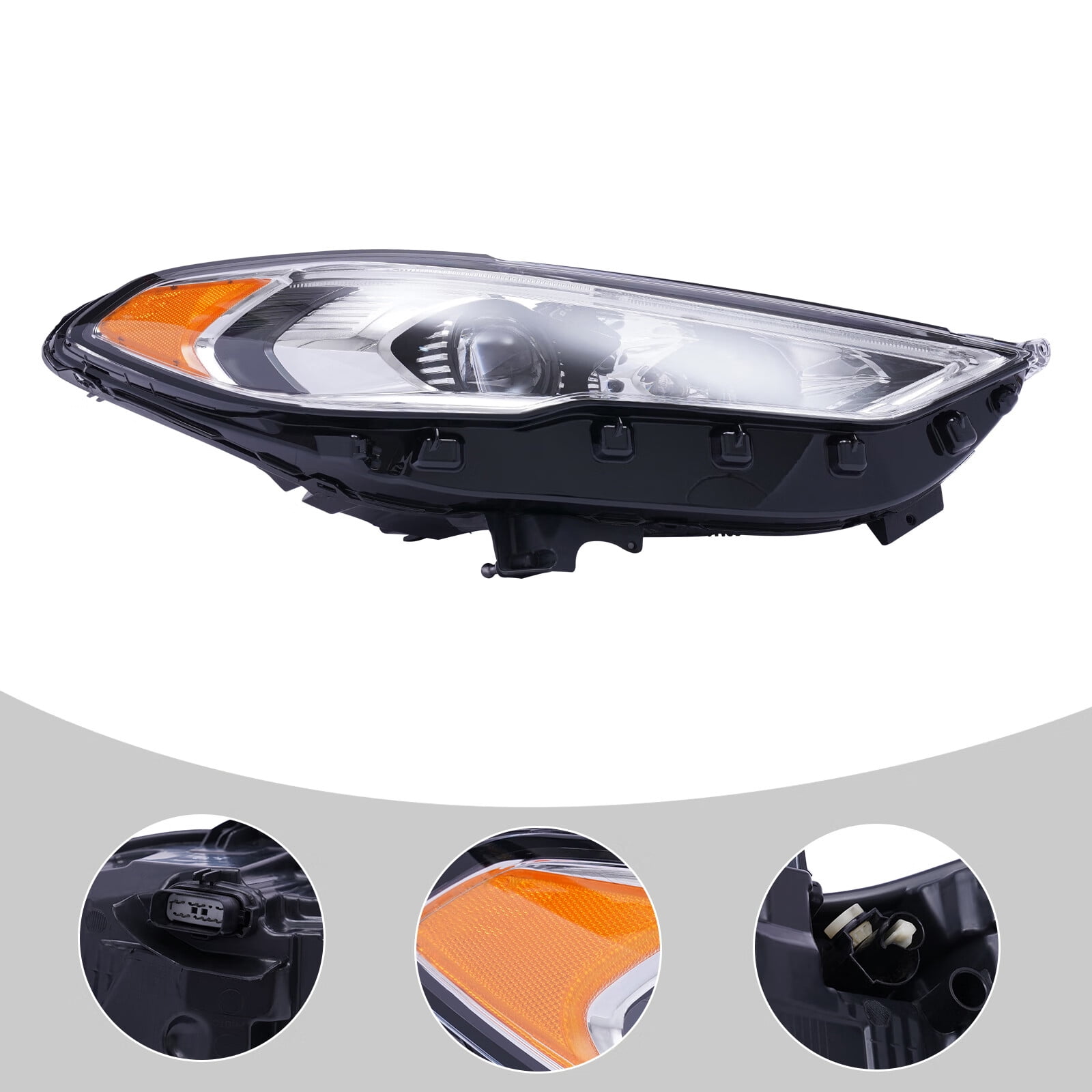 Aiqidi Right Passenger Side Front Headlight Factory Full LED DRL