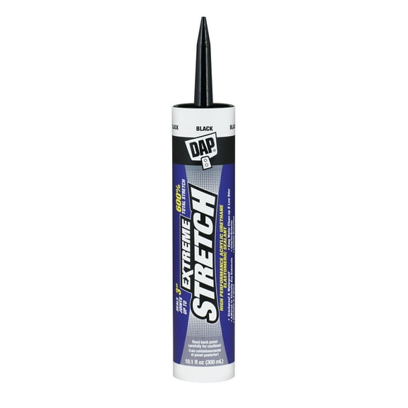 DAP Extreme Stretch 10.1 oz Black Premium Crackproof Elastomeric Sealant