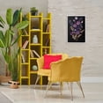 thumbnail image 2 of Stupell Industries Dimensional Purple Flowers Floral Painting White Framed Art Print Wall Art, 16 x 24, 2 of 8