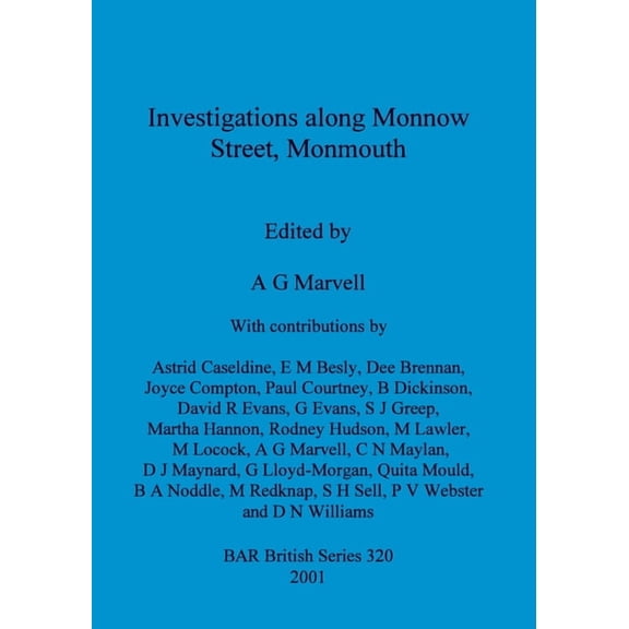 BAR British: Investigations along Monnow Street, Monmouth (Paperback)