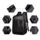 thumbnail image 4 of Mochila antirrobo para portátil con puerto USB, bolso de negocios para viajes, para hombre Negro, 4 of 9