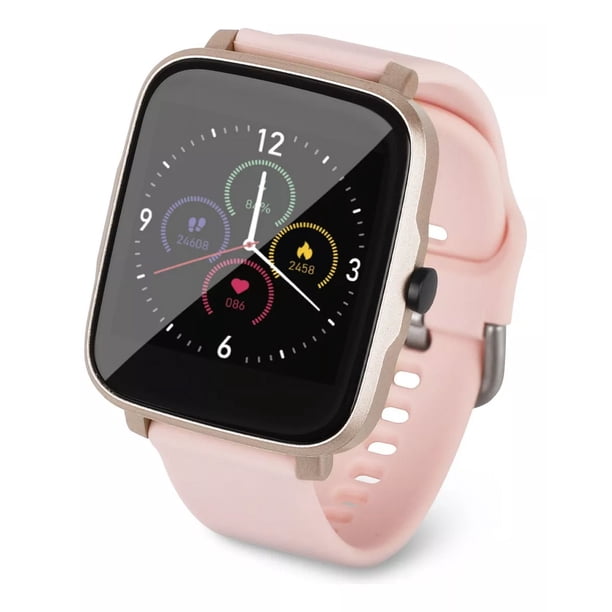 Smartwatch Reloj Inteligente con Monitor de Ritmo Cardiaco, Presión Arterial y Temperatura, Notificaciones de Mensajería y Redes Sociales, Resistente al Agua y Polvo IP68, iOS y Android, Mod W95