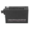 thumbnail image 4 of Transceptor de fibra óptica TBC‑MC3302ED20 100M Convertidor de medios monomodo de doble fibra 20 km/SC/1310 nm Enchufe 100‑240 VEU, 4 of 10