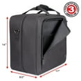 thumbnail image 2 of USA GEAR Large CPAP Travel Bag, Customizable Interior for CPAP, Cables, Hose, Mask & More - Black, 2 of 9