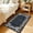 Black, variant on Pink Floral Area Rug 2x3, Washable Entryway Rug with Non-Slip Backing, Low-Pile Small Throw Carpet for Bedroom, Kitchen, Living Room