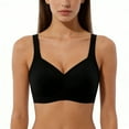 thumbnail image 4 of VRCOMFY Jelly Soft Push Up Bra Wireless Comfort for Women Everyday Full Coverage T Shirt Bra, 4 of 5