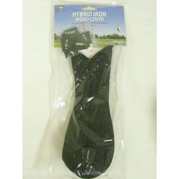 On Course Hybrid Iron Headcover Black (Rescue Golf Club Cover) NEW