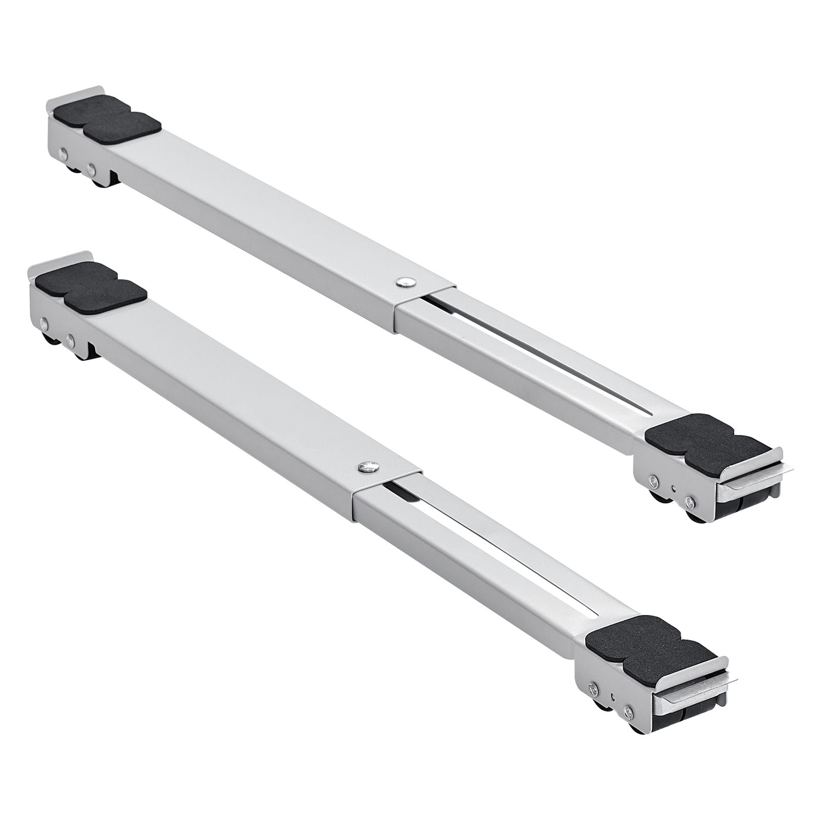 Heavy Duty Furniture Appliances Rollers, 660 lbs Total Load, Extendable Appliance Rollers Mobile Washing Machine Base, Fridge Stand Dolly Movers for Refrigerators, Dryers, Dishwashers, White
